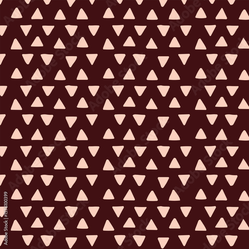 Triangle Pattern seamless Arrow Ornament Geometric monochrome shape modern simple