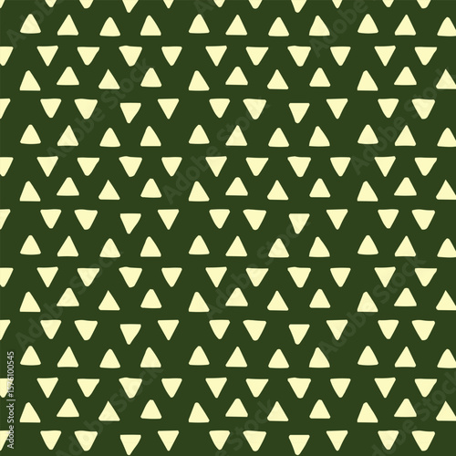 Triangle Pattern seamless Arrow Ornament Geometric monochrome shape modern simple