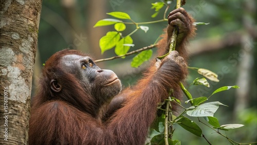 Wallpaper Mural Orangutans, sharp and realistic, Photo Torontodigital.ca