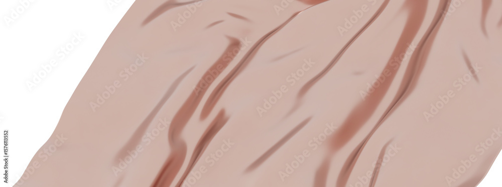 Fototapeta premium High-resolution image of blush pink silk fabric with elegant draping. Perfect for fashion, beauty, and design projects.