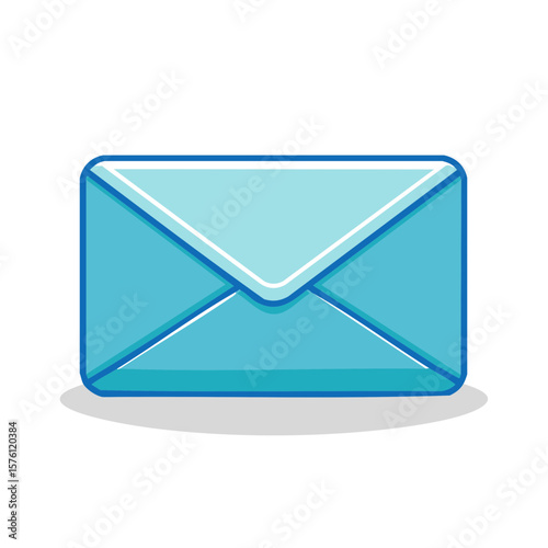 Blue Envelope Illustration Email Message Symbol Correspondence Mail Delivery