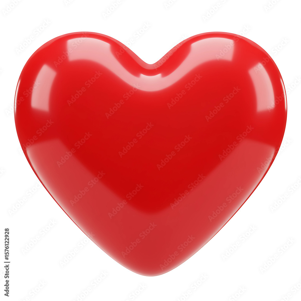 3D Red Heart Love Symbol 3D Red Heart Love Symbol