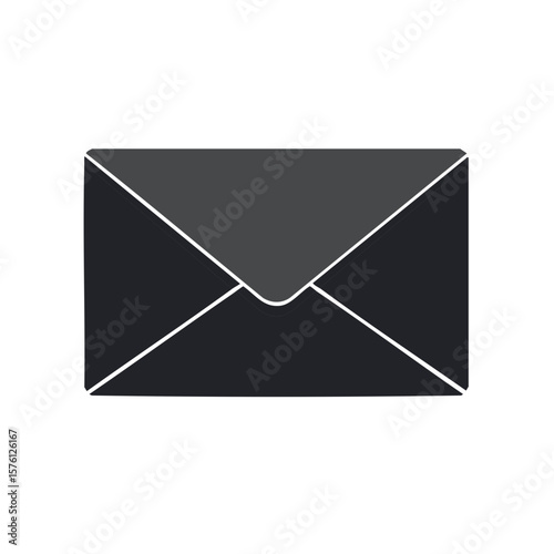 Closed Gray Envelope Communication Stationery Mail Document Business