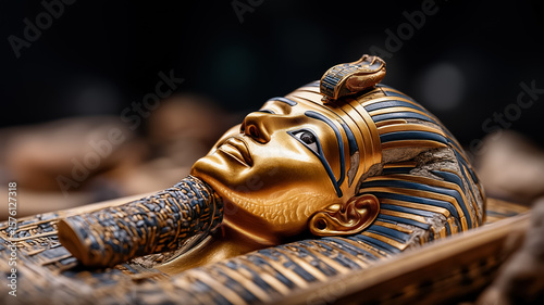 Ancient Egyptian sarcophagus displays skilled craftsmanship