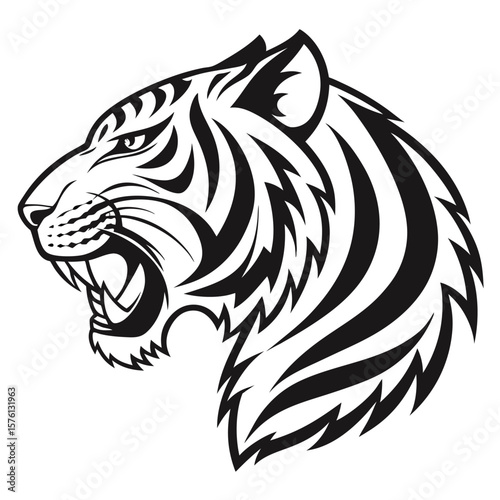 head of a tiger