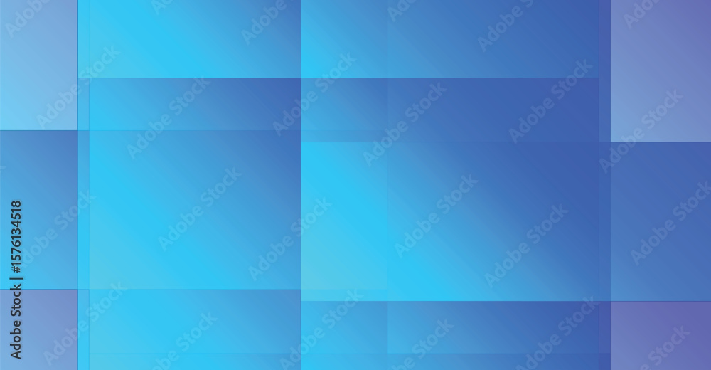 Obraz premium Abstract Blue Geometric Pattern with Gradient Fill and Lines.