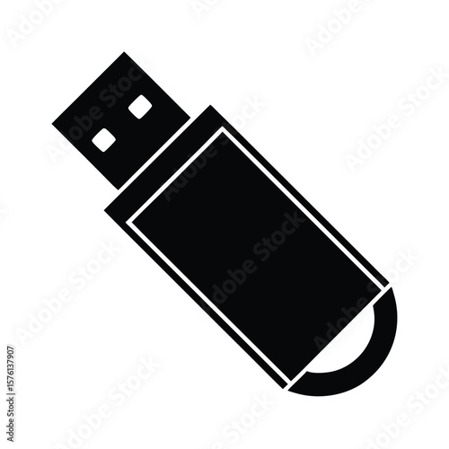 usb flash drive vector illustration