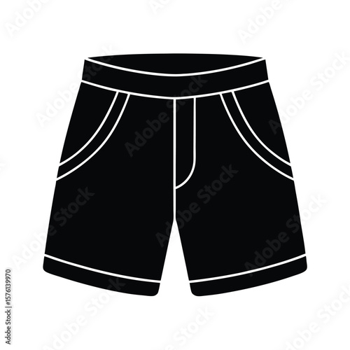 vector illustration of shorts pants