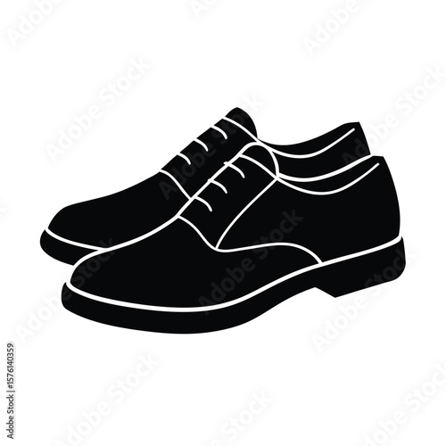 shoes on white background
