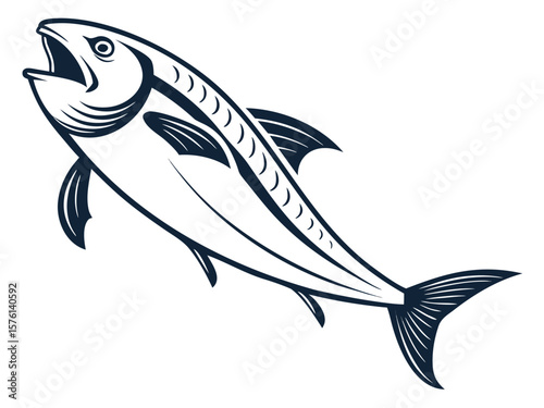 fish silhouette vector