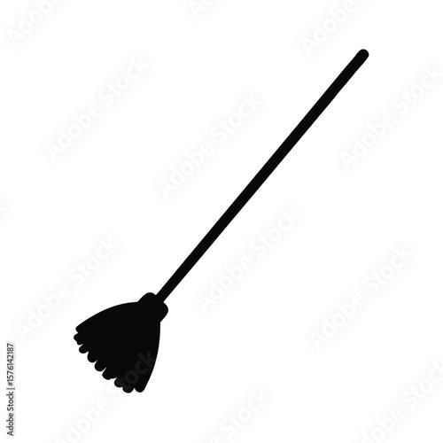vector illustration of a mop