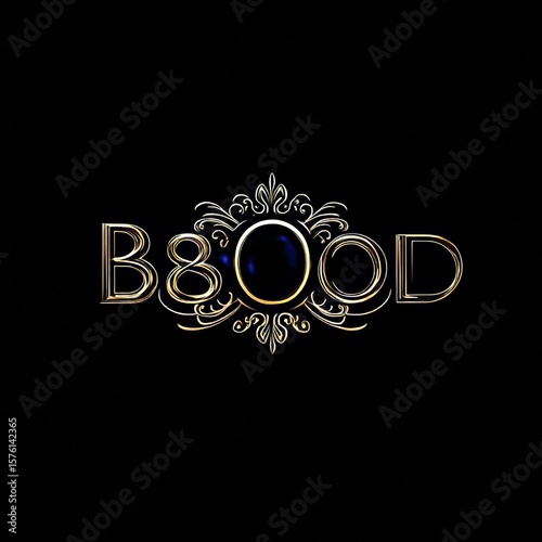 Gold Lettering 