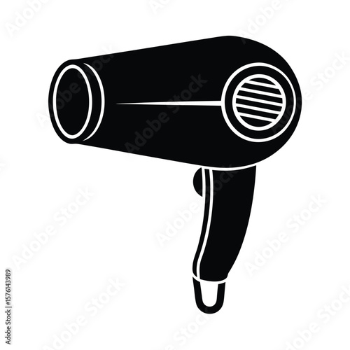 hair dryer on white background
