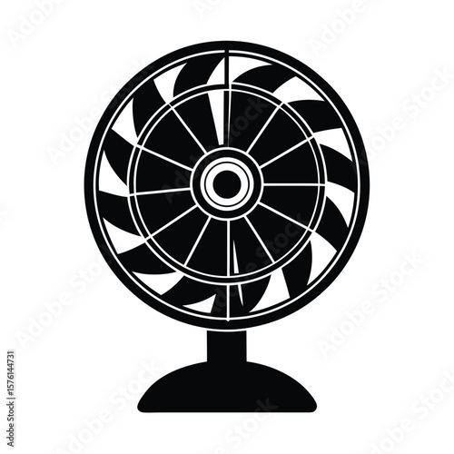fan isolated on white background