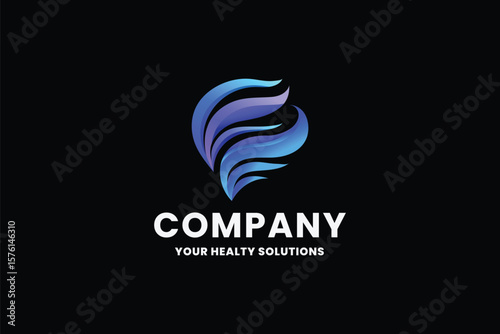 Wallpaper Mural Wellness Spa - Serene Flowing Wellness Logo
 Torontodigital.ca