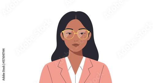 Professional Latina character vector