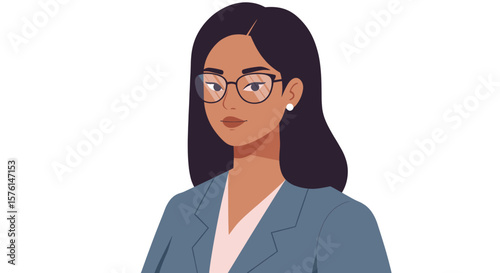 Flat vector Latina professional
