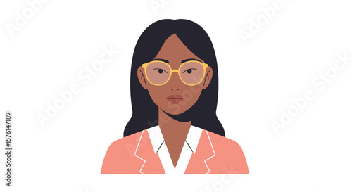 Soft pastel Latina office style