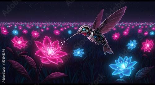 abstract background with bird