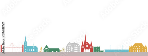 Holzwickede Skyline , Deutschland " NO AI "