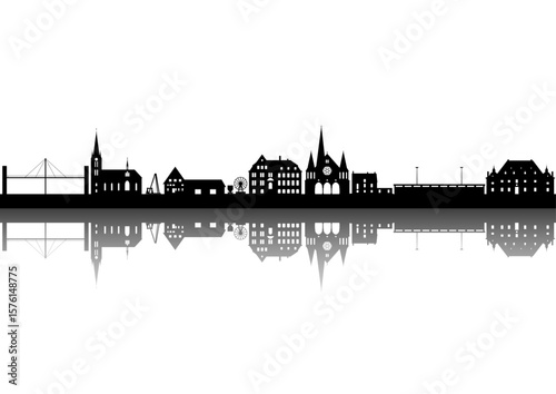 Holzwickede Skyline , Deutschland " NO AI "