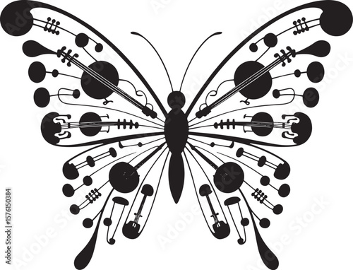  Creative Music Notes Butterfly Musical Art Design