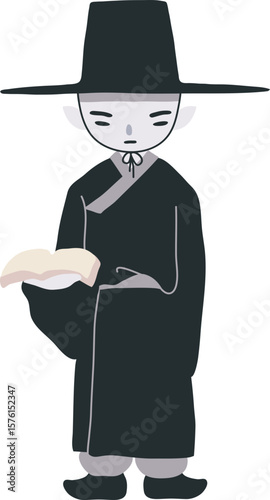명부를든_저승사자_공포_호러_납량특집_귀신의집_전설의고향_할로윈