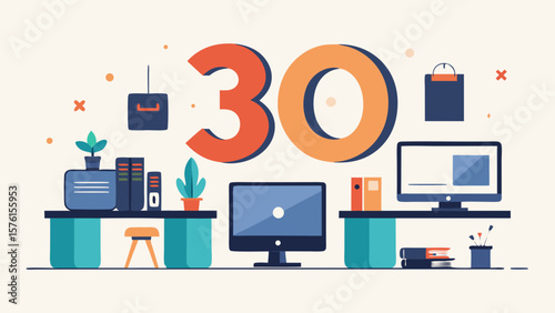 30 multi monitor productivity station with minim
