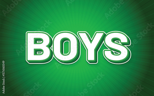 Fresh,3d editable text effect white gradation green style effect