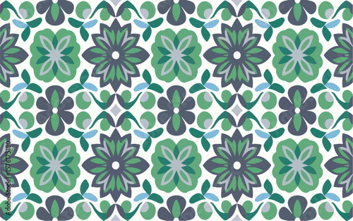 seamless pattern with flowers