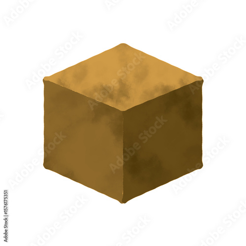 Concrete block. Poured. Fashionable. Asphalt. yellow. Dot. Digital. Craft.