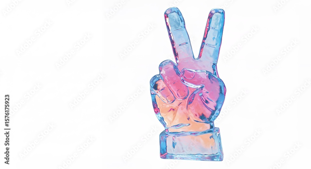 Peace sign hand illustration Peace sign hand illustration