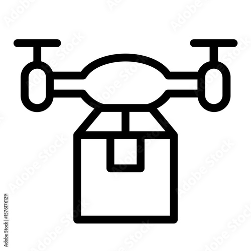 Delivery Drone Icon