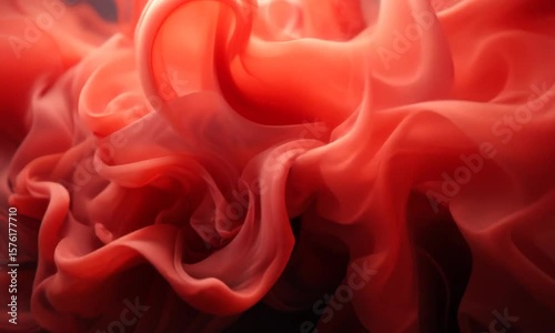 red smoke background