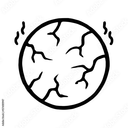 Mercury Planet Icon Vector - Solar System and Space Science Symbol