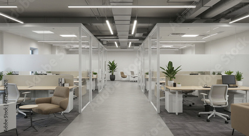 interior of a modern office
