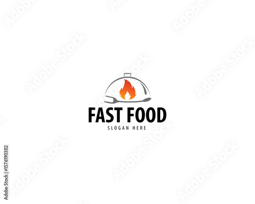Fast Food Logo creative inspiration business template design