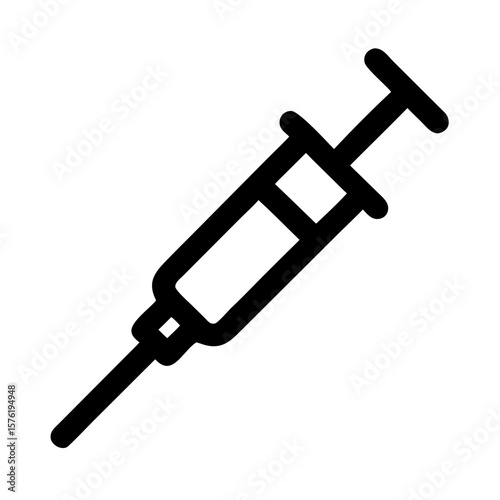 Medical healthcare line icon set. Vector pictograms of stethoscope, thermometer, syringe, pill, medicine, emergency, cross, heart, blood test, ambulance, bed, telehealth