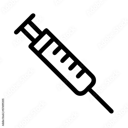 Medical healthcare line icon set. Vector pictograms of stethoscope, thermometer, syringe, pill, medicine, emergency, cross, heart, blood test, ambulance, bed, telehealth