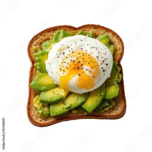 Delicious Avocado Toast with Poached Egg