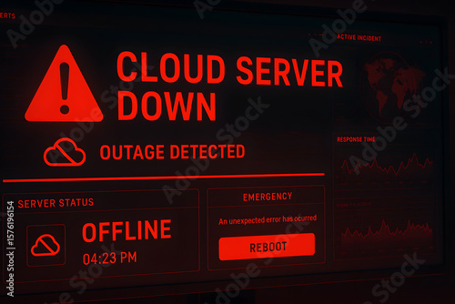 Cloud Server Outage Alert