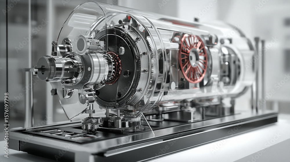 Fototapeta premium Mechanical design often focuses on efficiency and reliability.