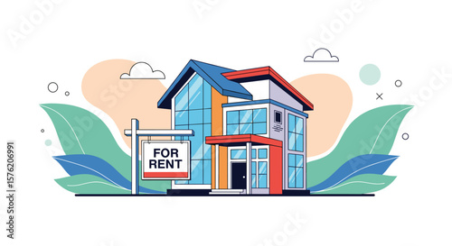 Modern residential property available for rent with great amenities