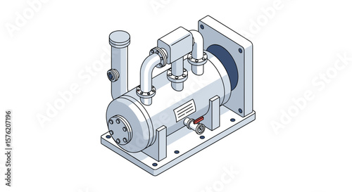 High performance industrial refrigeration compressor unit for various applications