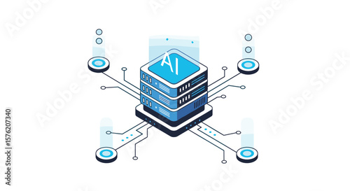 Advanced artificial intelligence computing infrastructure for modern business solutions