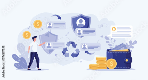 Secure digital identity management for financial transactions and data protection