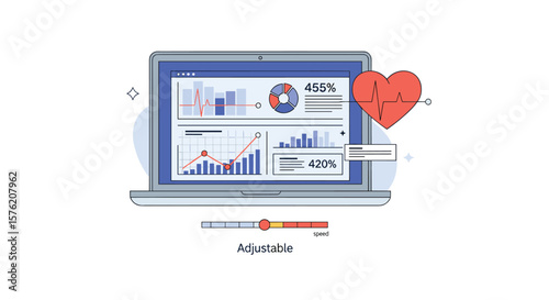 Visualizing business growth and financial performance data