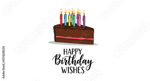 Celebrate life with a delicious birthday cake and sweet wishes
