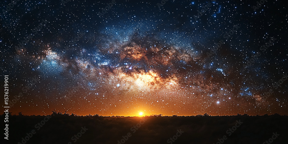 Fototapeta premium sunset in the clouds