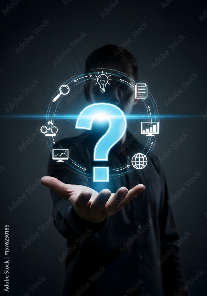 Finding Answers A Conceptual Image Representing Problem Solving and Solutions Finding Answers A Conceptual Image Representing Problem Solving and Solutions